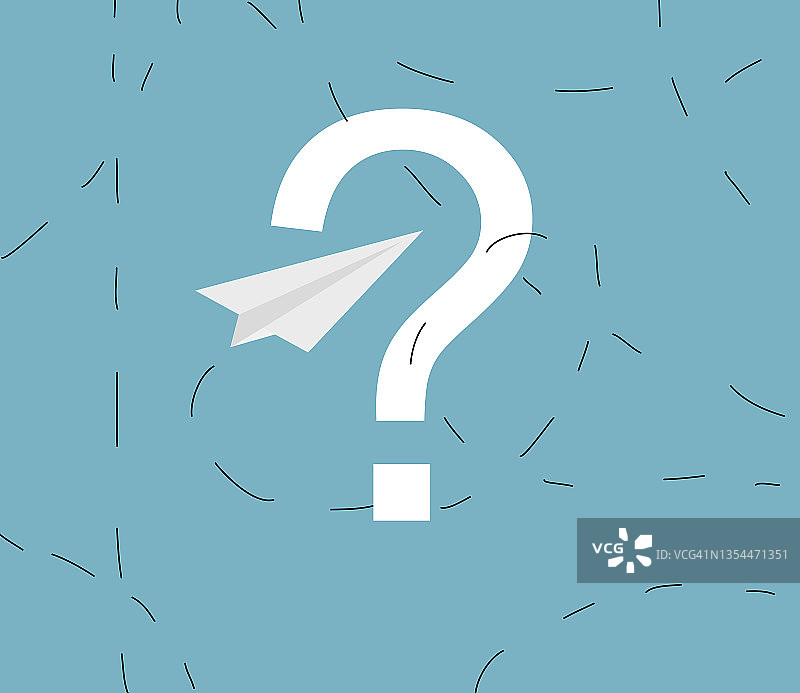 云层中的纸飞机图片素材