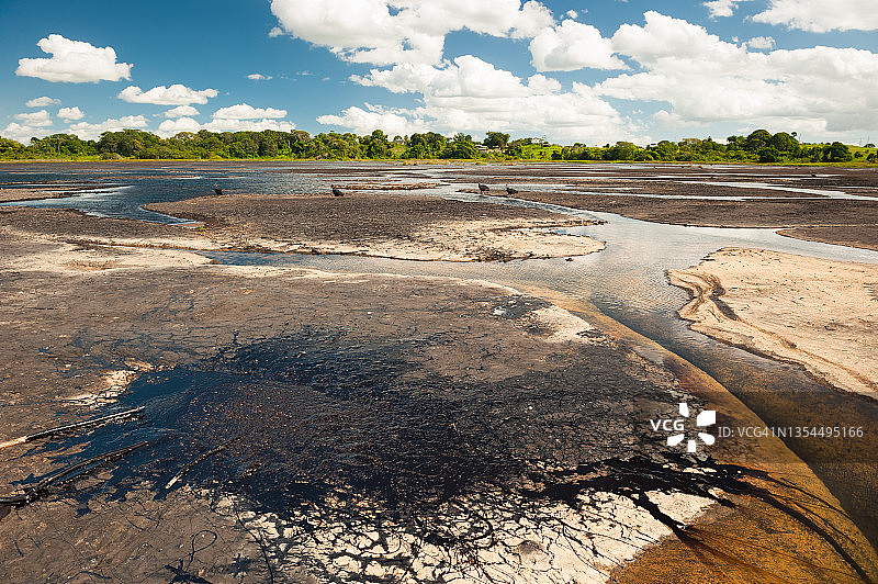 拉布雷亚沥青湖，特立尼达和多巴哥图片素材