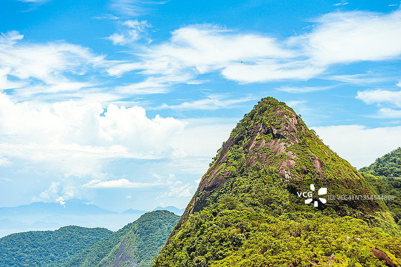 从萨科多马芒瓜糖面包山顶俯瞰图片素材