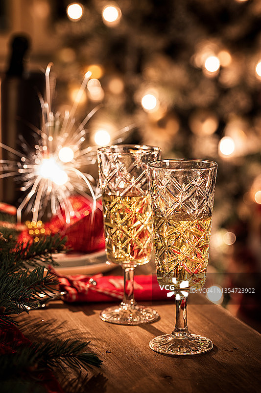 香槟新年庆祝图片素材