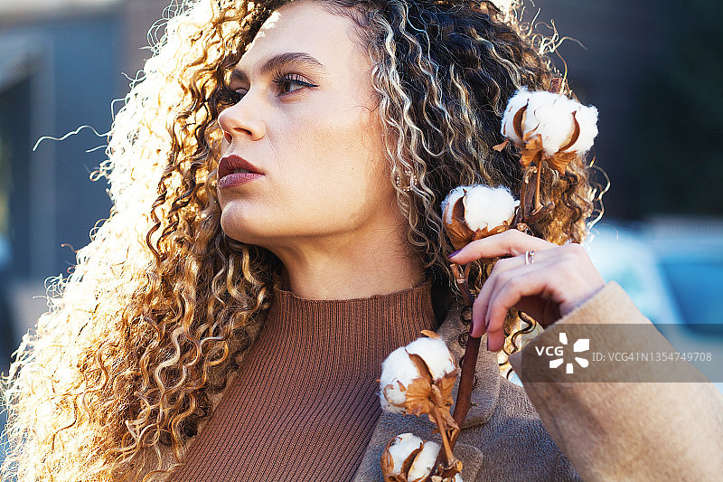 柔软的棉花图片素材