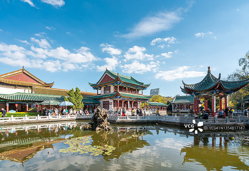 昆明翠湖公园图片素材