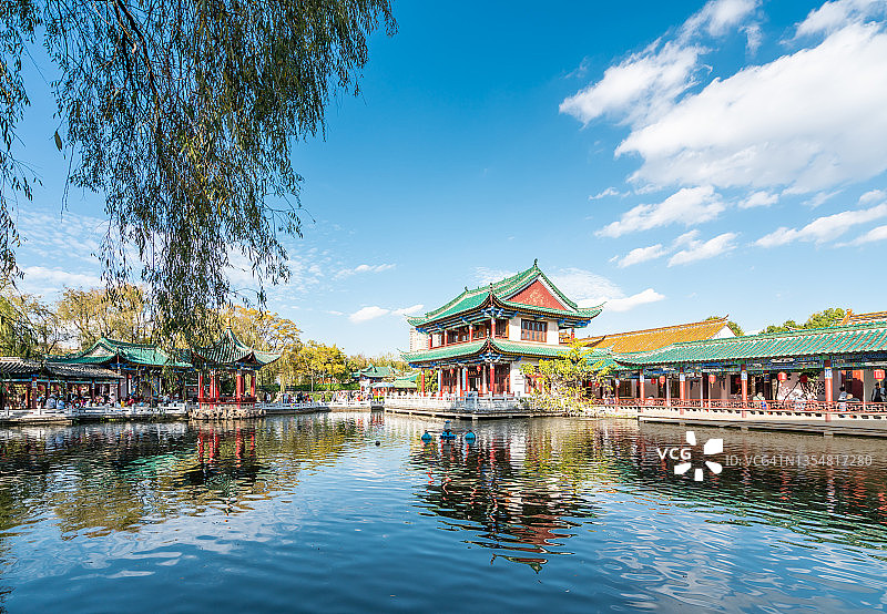 昆明翠湖公园图片素材