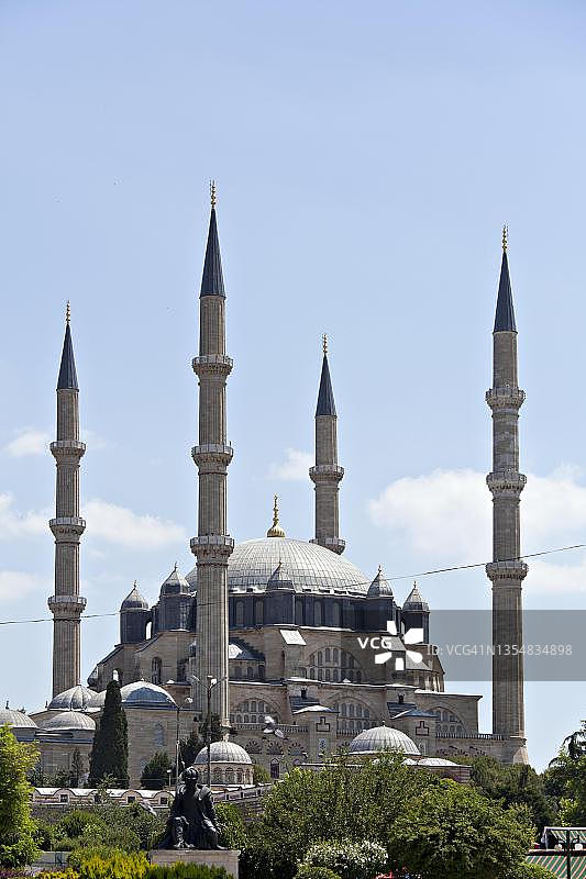 土耳其埃迪尔内塞利米耶清真寺，联合国教科文组织世界遗产，由米马尔·希南建于1575年图片素材