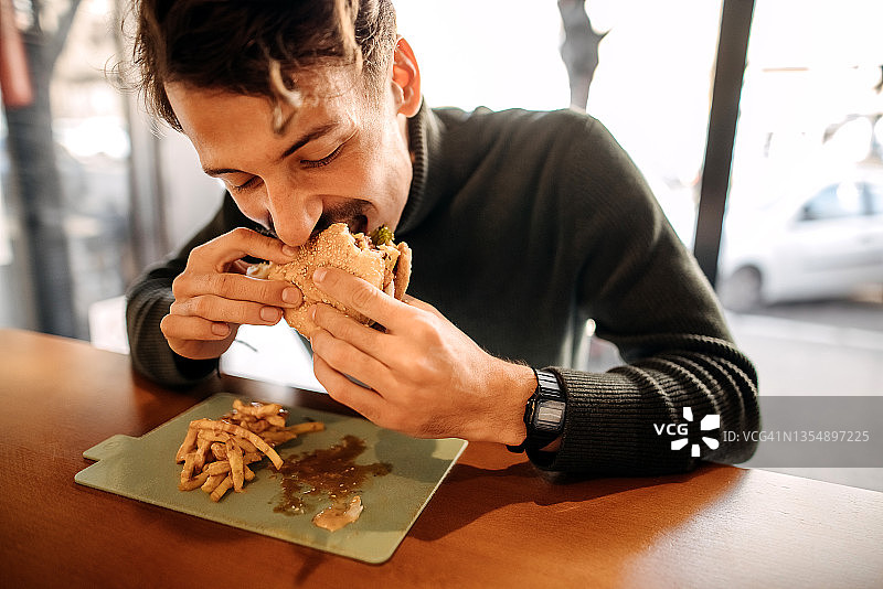 美味的汉堡图片素材