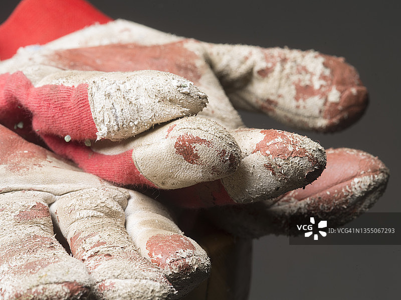 皮革工作手套图片素材