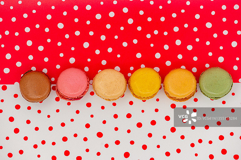 彩色法式马卡龙合集图片素材