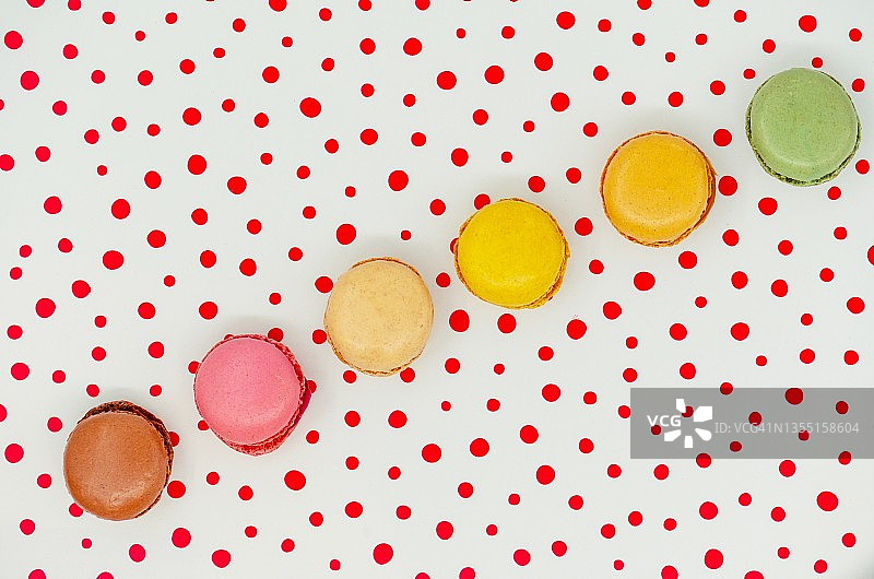 彩色法式马卡龙合集图片素材
