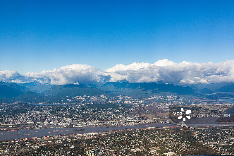 温哥华地铁鸟瞰图片素材