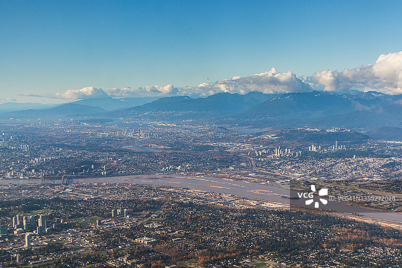 温哥华地铁鸟瞰图片素材