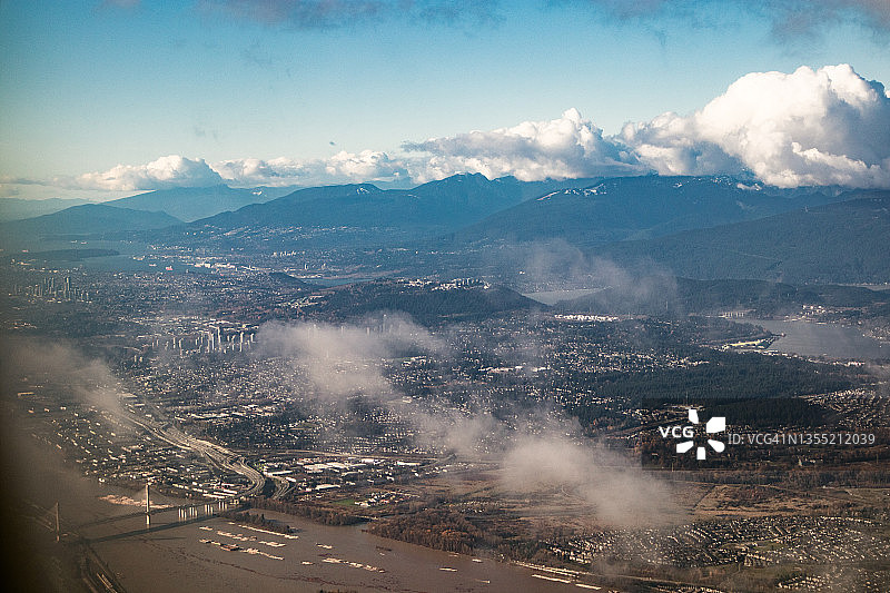 温哥华地铁鸟瞰图片素材