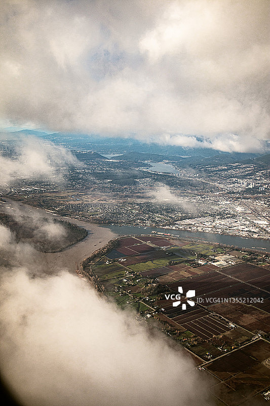 温哥华地铁鸟瞰图片素材