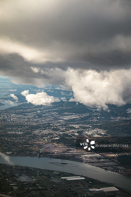 温哥华地铁鸟瞰图片素材