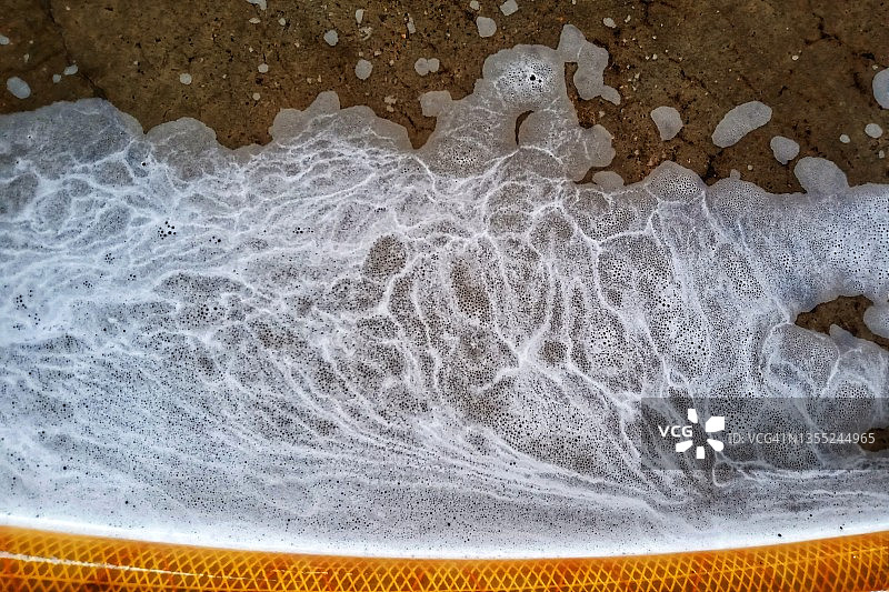 白色清洁剂泡沫图片素材