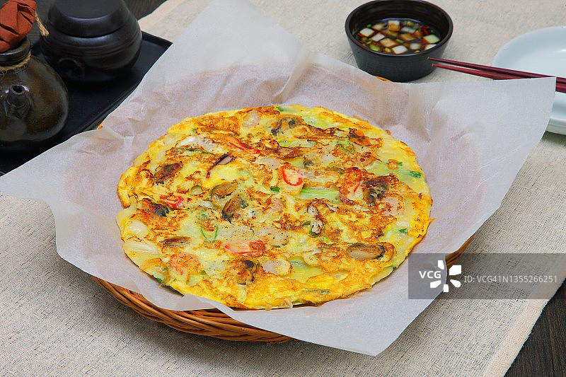 韩式传统煎饼图片素材