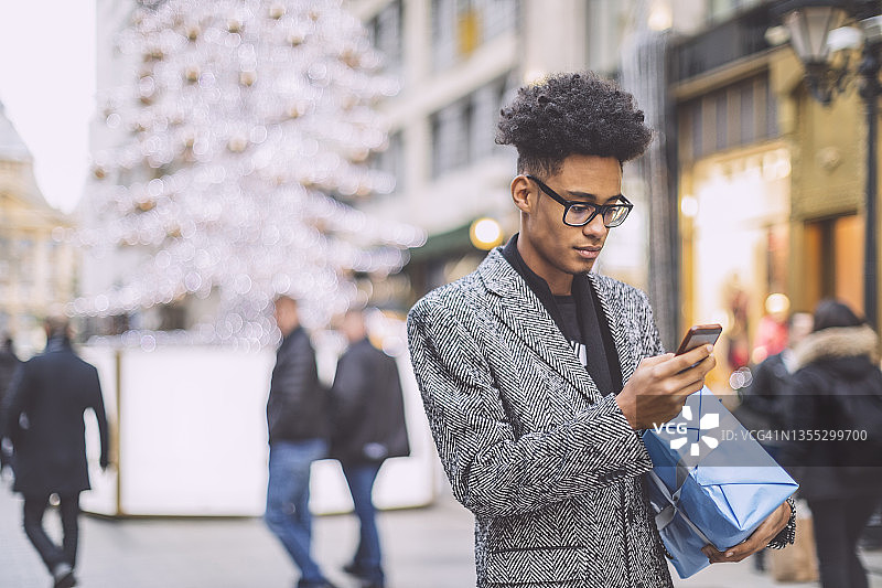 冬季购物图片素材