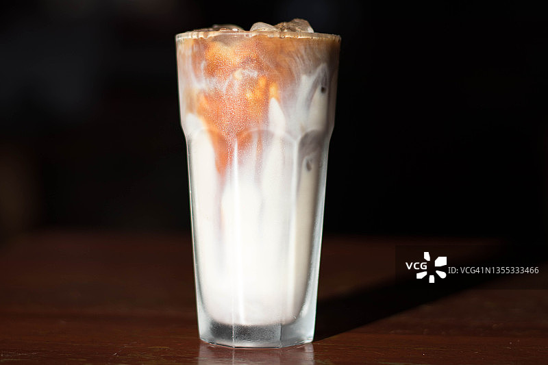 大豆冰拿铁图片素材