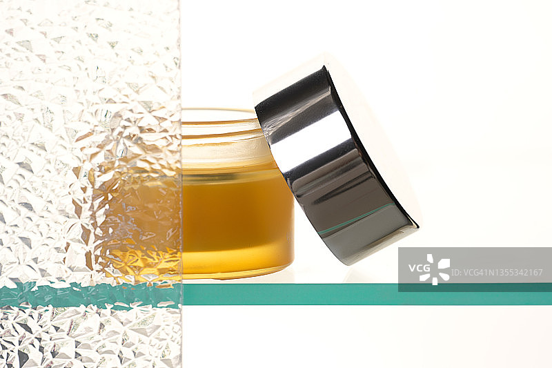 面部护理有机化妆品自然概念图片素材