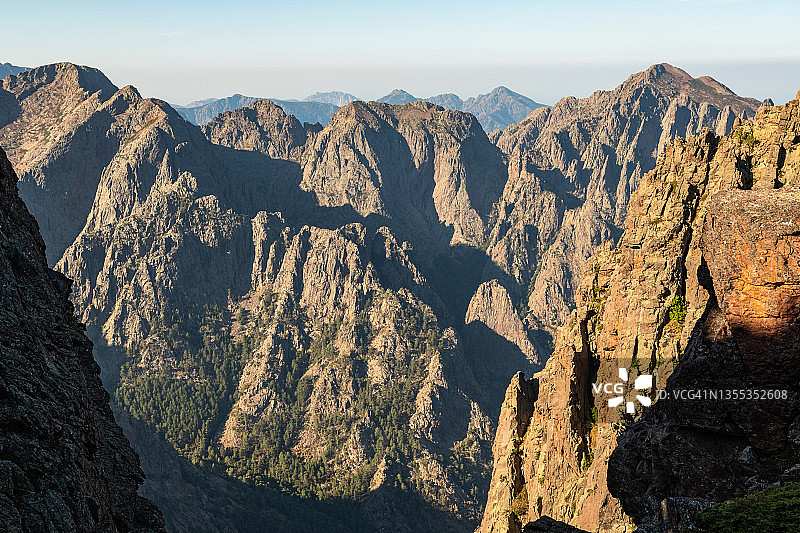 科西嘉岛博卡迪皮夏吉亚山区风景图片素材