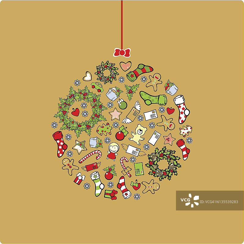 圣诞球图片素材