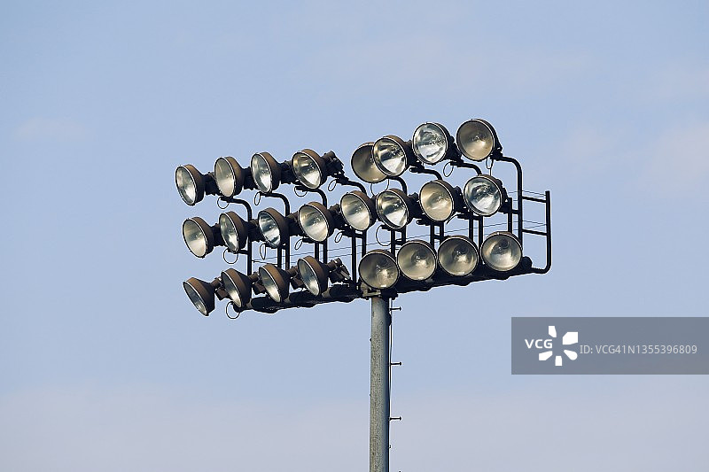 体育场杆式灯具图片素材