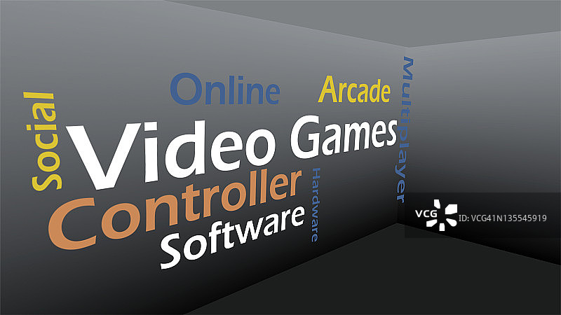 创意视频游戏概念图图片素材