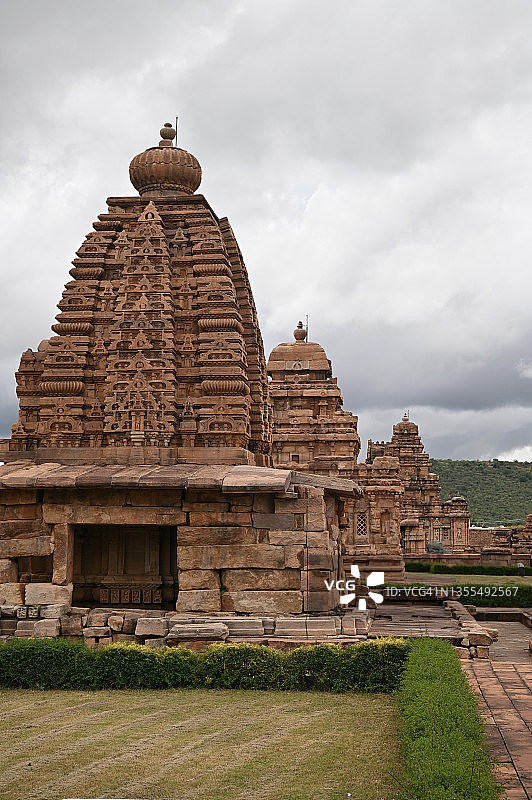 卡纳塔克邦帕塔达卡尔古印度教和耆那教寺庙群古迹图片素材