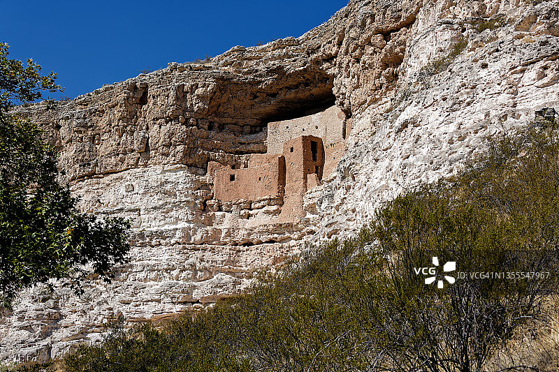 蒙特祖玛城堡国家纪念碑探索之旅图片素材