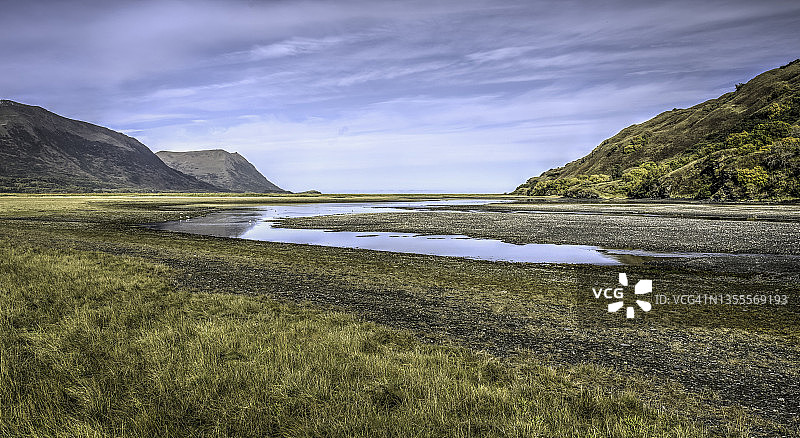 壮丽的科迪亚克潮滩图片素材
