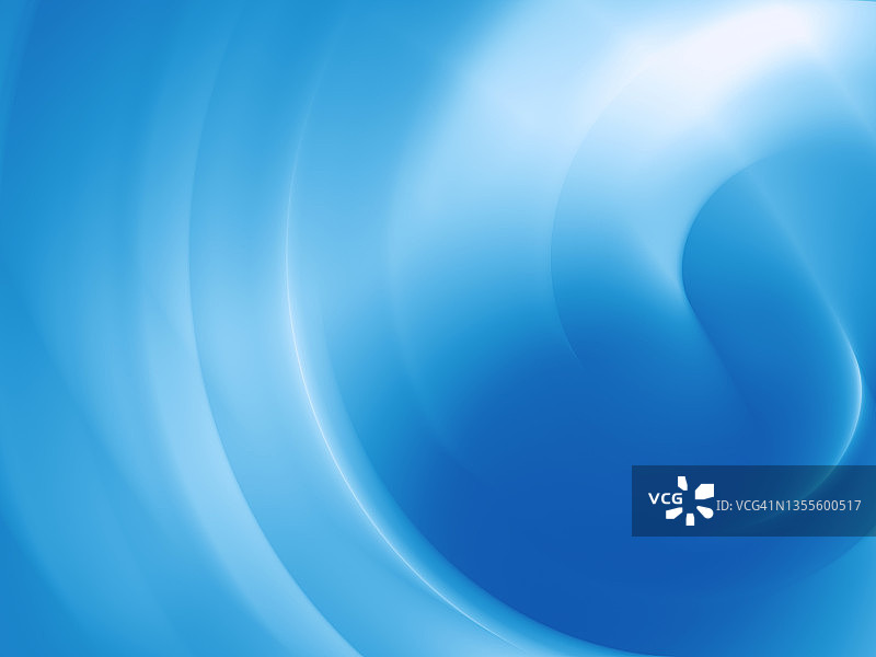抽象蓝色模糊漩涡波浪运动曲线柔和背景图片素材