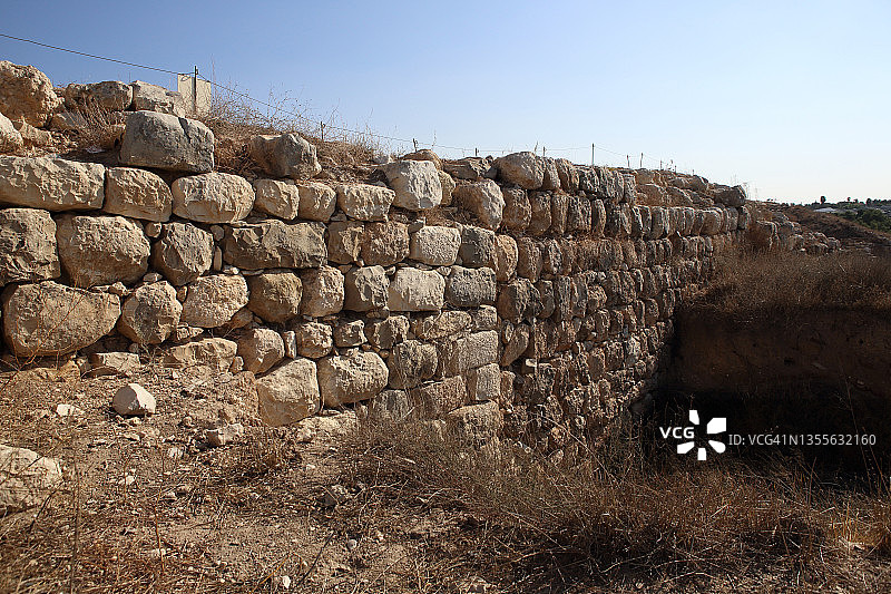 拉吉什亚述时期宫殿的巨大墙壁图片素材