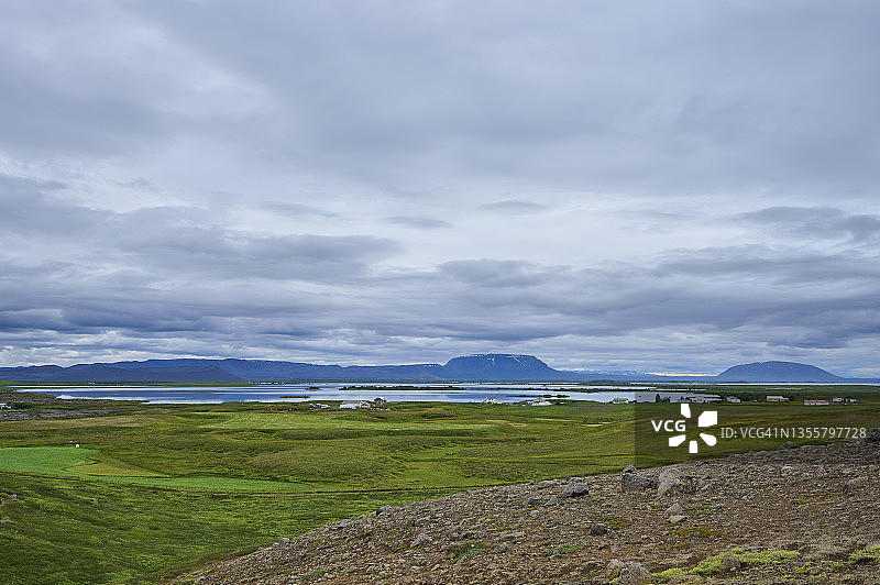 冰岛夏季米湖风光图片素材