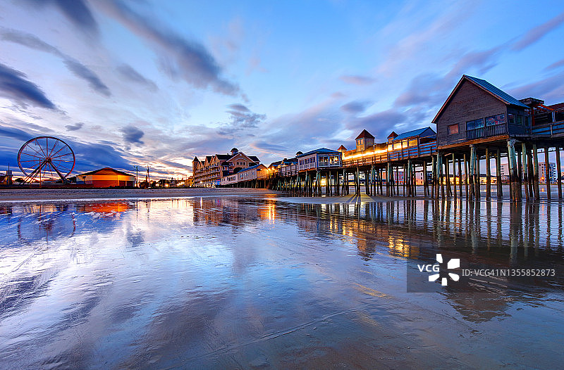 缅因州老果园海滩图片素材