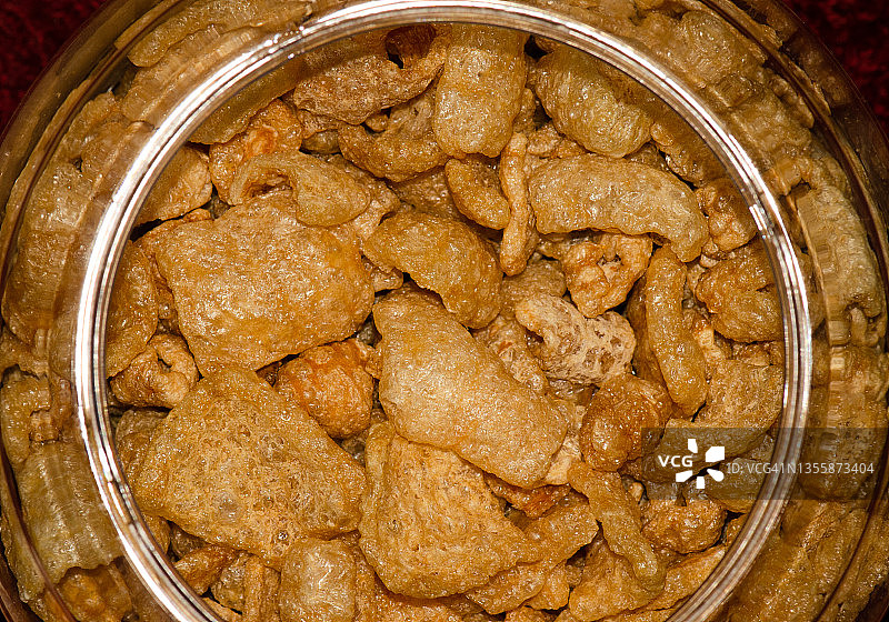 塑料容器中的猪肉图片素材