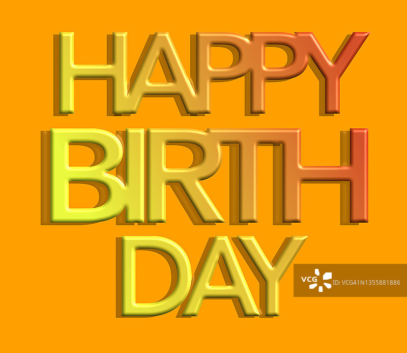 生日祝福插画图片素材