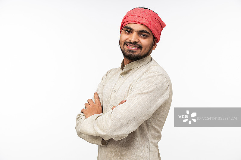 印度年轻农民照片图片素材