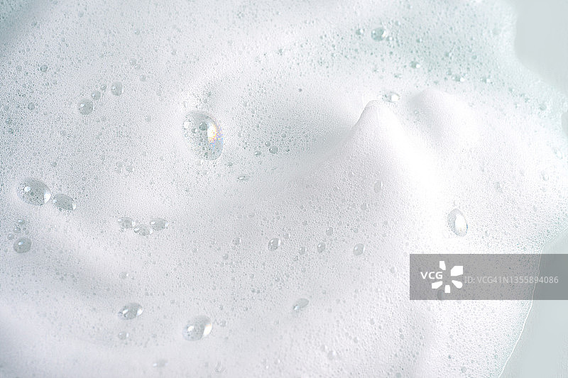 美容产品泡沫皂微距摄影图片素材