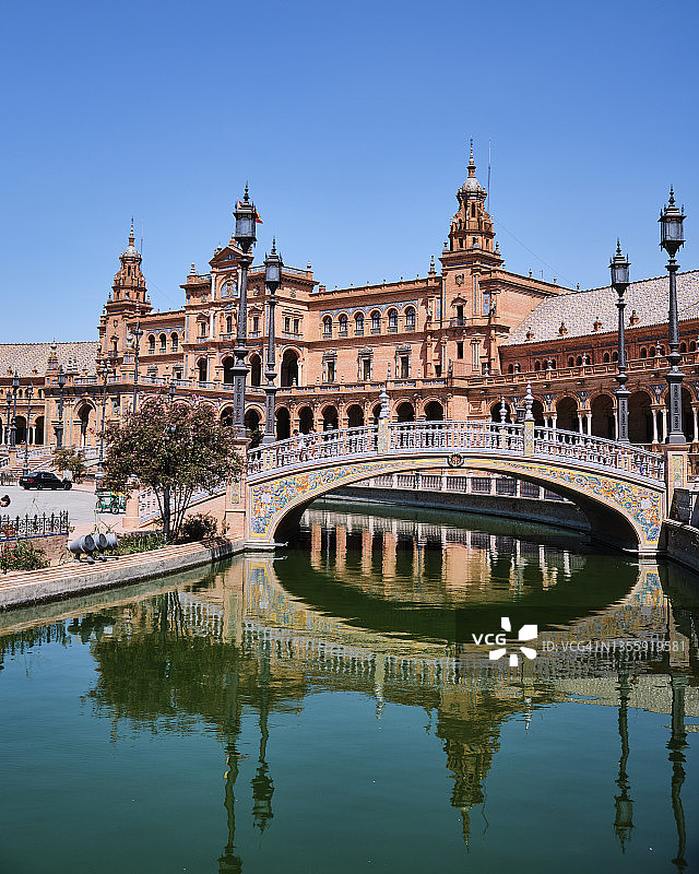 塞维利亚西班牙广场图片素材
