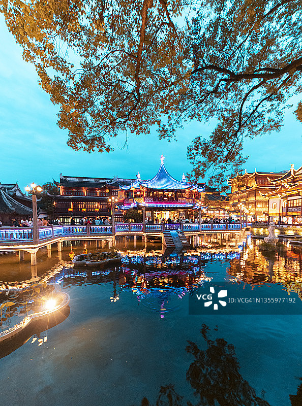 上海外滩夜景图片素材