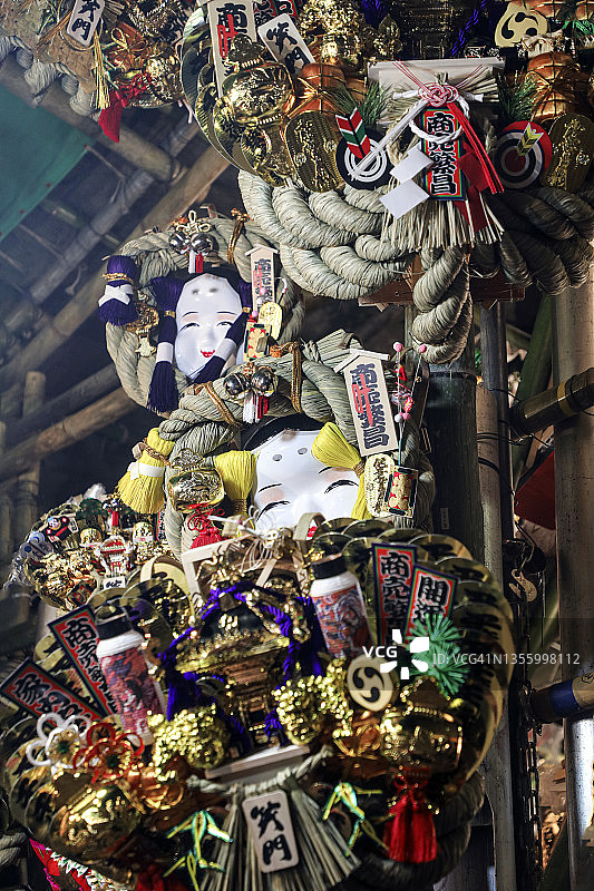 11月鸟之市的熊手图片素材