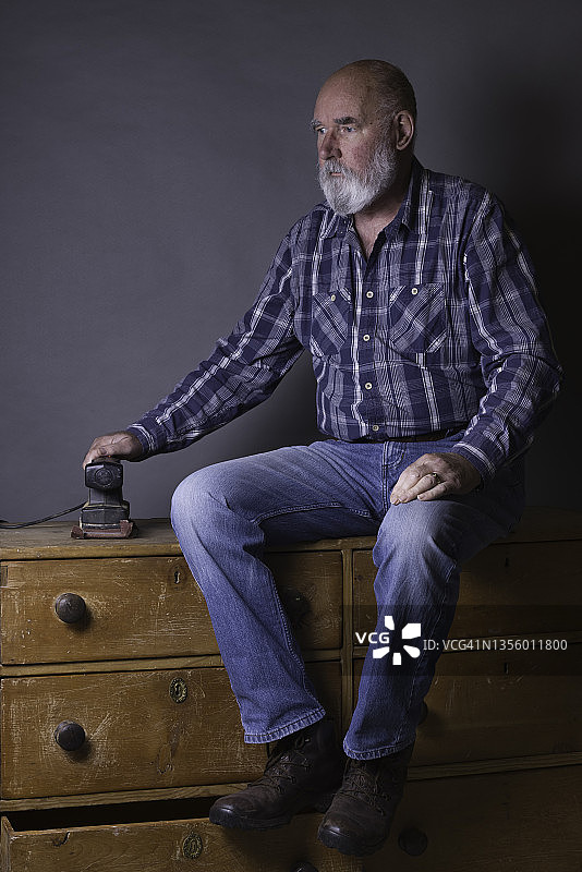 木匠休息图片素材