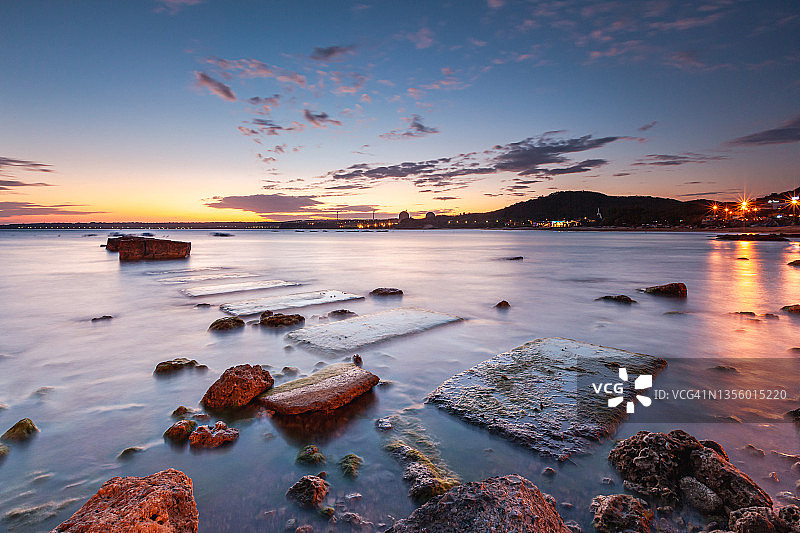 垦丁南湾的珊瑚礁，屏东县图片素材