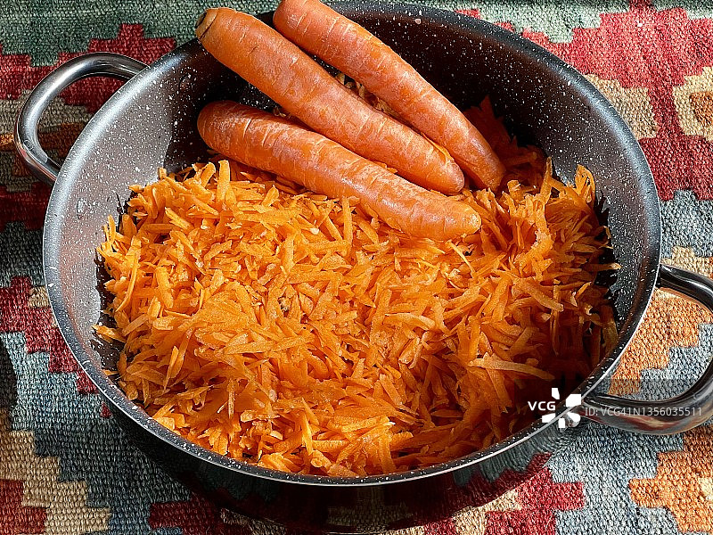 磨碎的胡萝卜图片素材