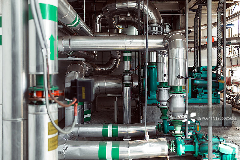 供热厂内部景观图片素材