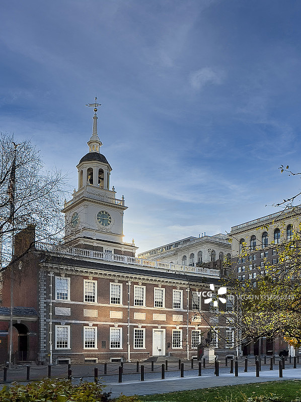 秋季的独立厅图片素材