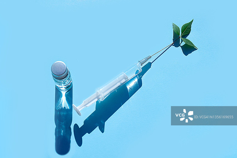 新型冠状病毒医疗疫苗概念图片素材