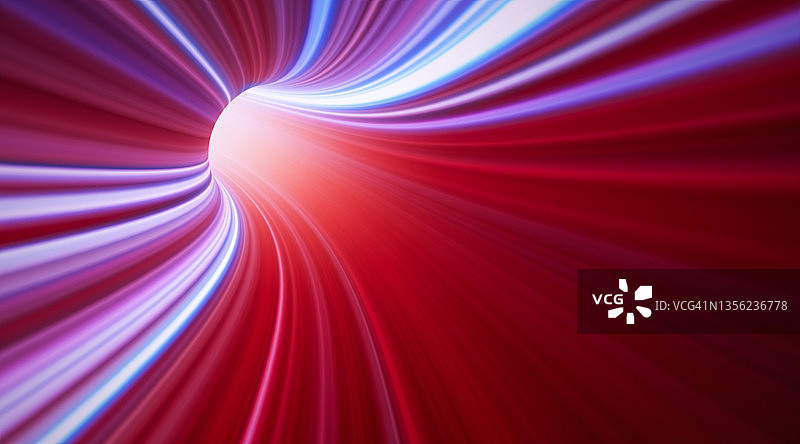 抽象光线隧道图片素材