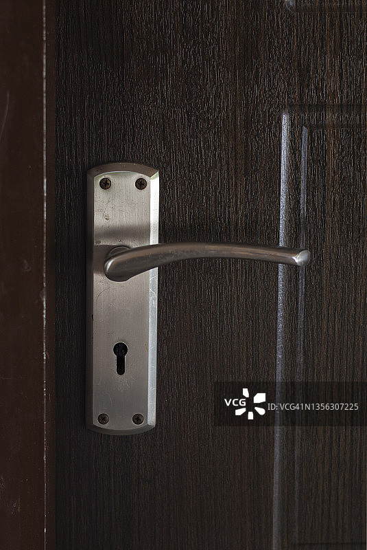 门锁旋钮特写镜头图片素材