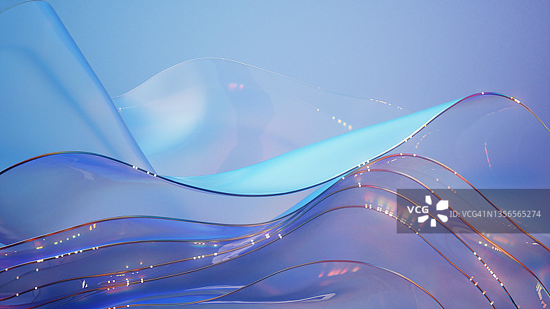 科技现代抽象光线波浪背景图片素材