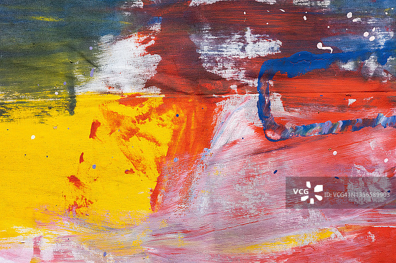 丙烯画图片素材